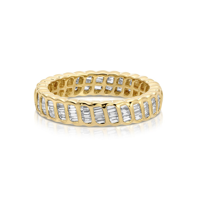 anita ko THIN BAGUETTE DIAMOND ZOE RING