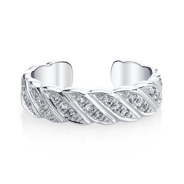 Anita Ko THIN DIAMOND BRAID EAR CUFF