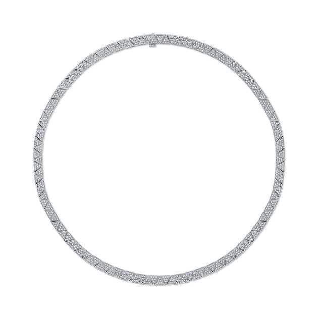 Anita Ko THIN PAVE DIAMOND CLEO CHOKER