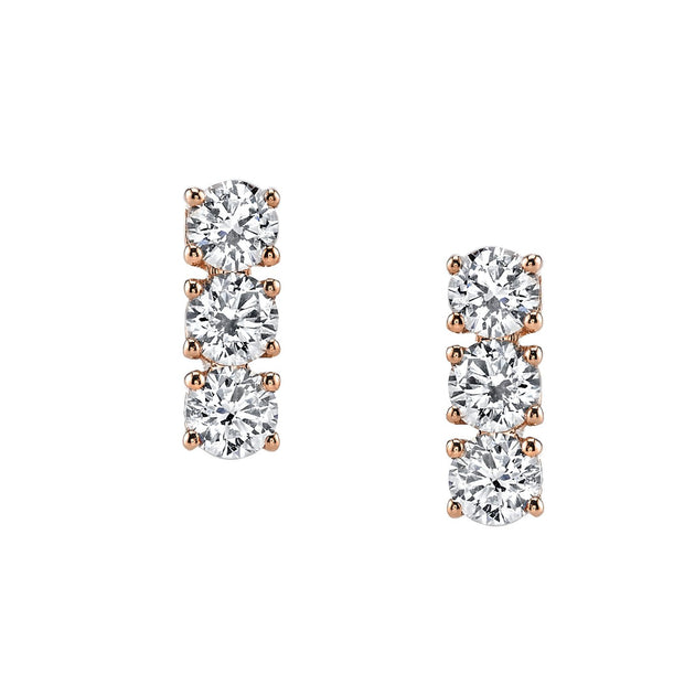 Anita Ko THREE DOT DIAMOND EARRINGS
