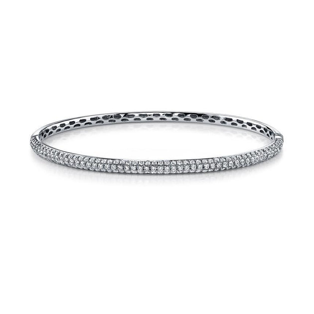 Anita Ko THREE ROW DIAMOND BANGLE