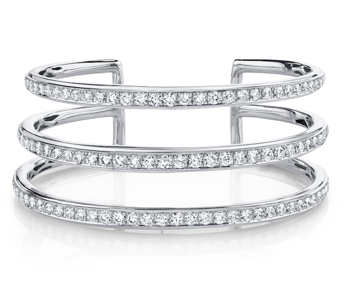 Anita Ko THREE ROW DIAMOND CUFF