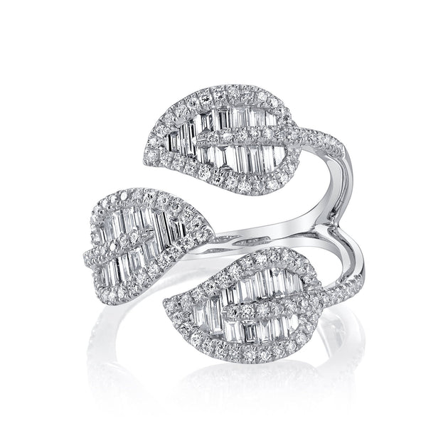 Anita Ko TRI-LEAF DIAMOND RING