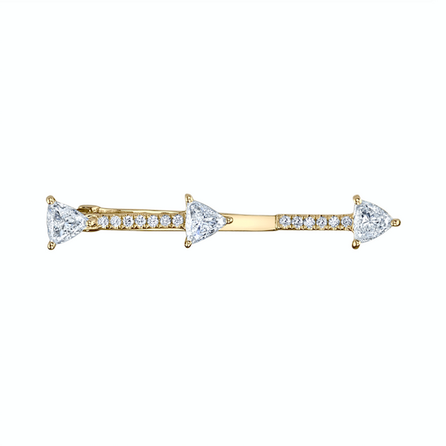 Anita Ko TRIANGLE DIAMOND ARROW EARRING