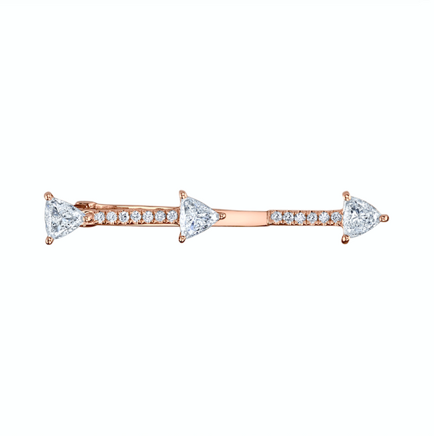 Anita Ko TRIANGLE DIAMOND ARROW EARRING