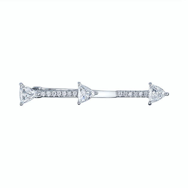 anita ko TRIANGLE DIAMOND ARROW EARRING