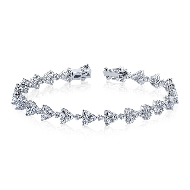 anita ko TRIANGLE ETERNITY DIAMOND BRACELET