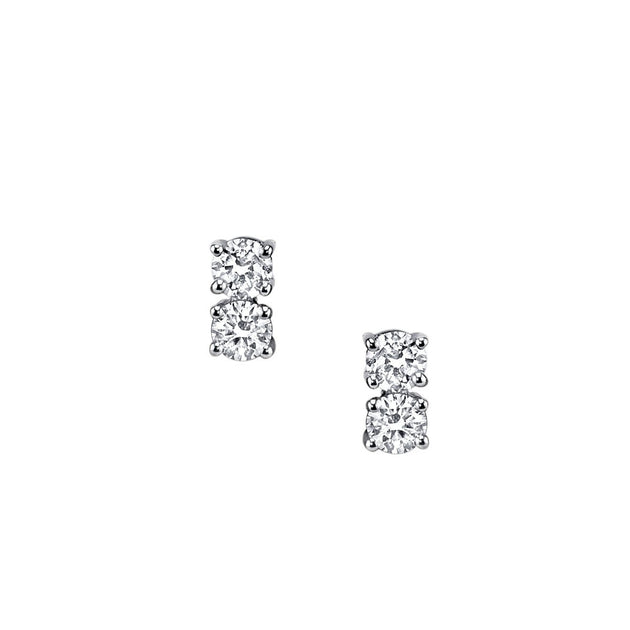 anita ko TWO DOT DIAMOND EARRINGS