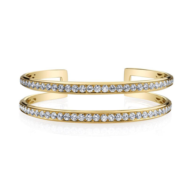 anita ko TWO ROW DIAMOND CUFF