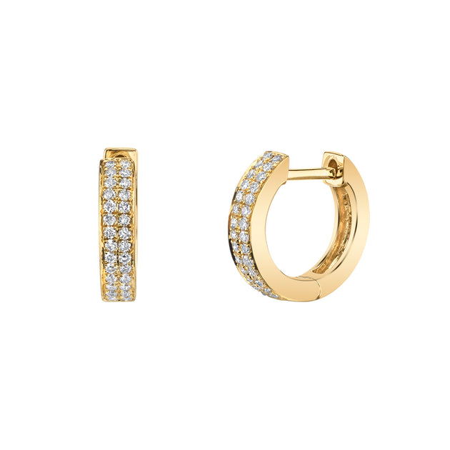 anita ko TWO ROW DIAMOND HUGGIES