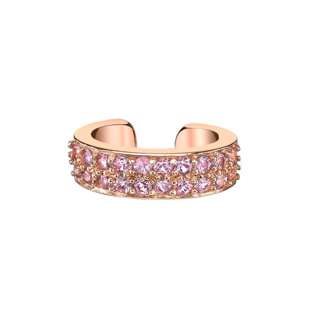 anita ko TWO ROW PINK SAPPHIRE EAR CUFF