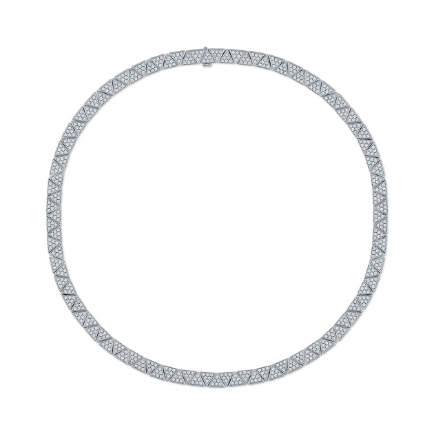 Anita Ko WIDE PAVE DIAMOND CLEO CHOKER