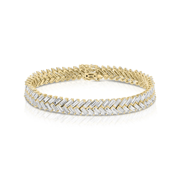 anita ko ZIPPER DIAMOND TENNIS BRACELET