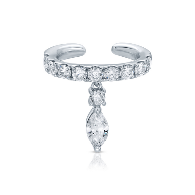Anita Ko DAPHNE EAR CUFF WITH MARQUISE DIAMOND DROP