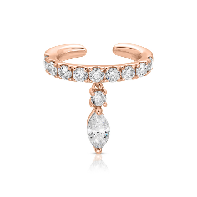 Anita Ko DAPHNE EAR CUFF WITH MARQUISE DIAMOND DROP