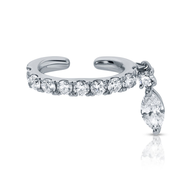 Anita Ko DELILAH EAR CUFF WITH MARQUISE DIAMOND DROP