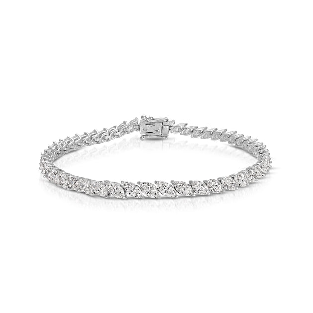 Anita Ko GRADUATED SIDEWAYS MARQUISE DIAMOND BRACELET