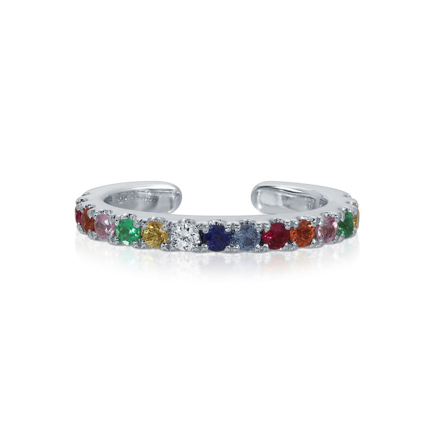 Anita Ko MULTI-COLOR DIAMOND AND FINE GEMSTONE EAR CUFF