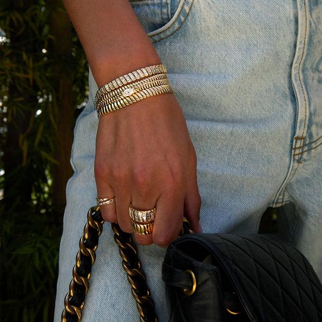 Anita Ko THIN ZOE BRACELET WITH 1CT MARQUISE DIAMOND