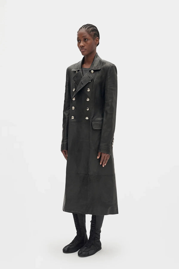 Ann Demeulemeester Adelita Double-Breasted Trench Coat