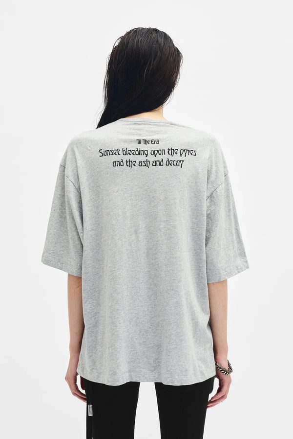 Ann Demeulemeester Aga ''Sunset Bleeding'' High-Comfort T-Shirt