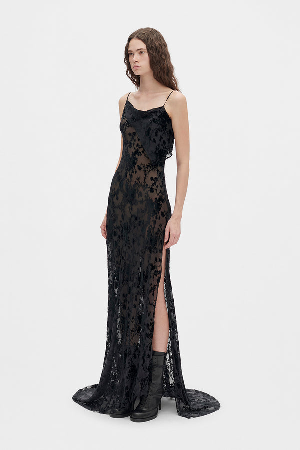 ann Demeulemeester Aaricia Long Bias Slip Dress
