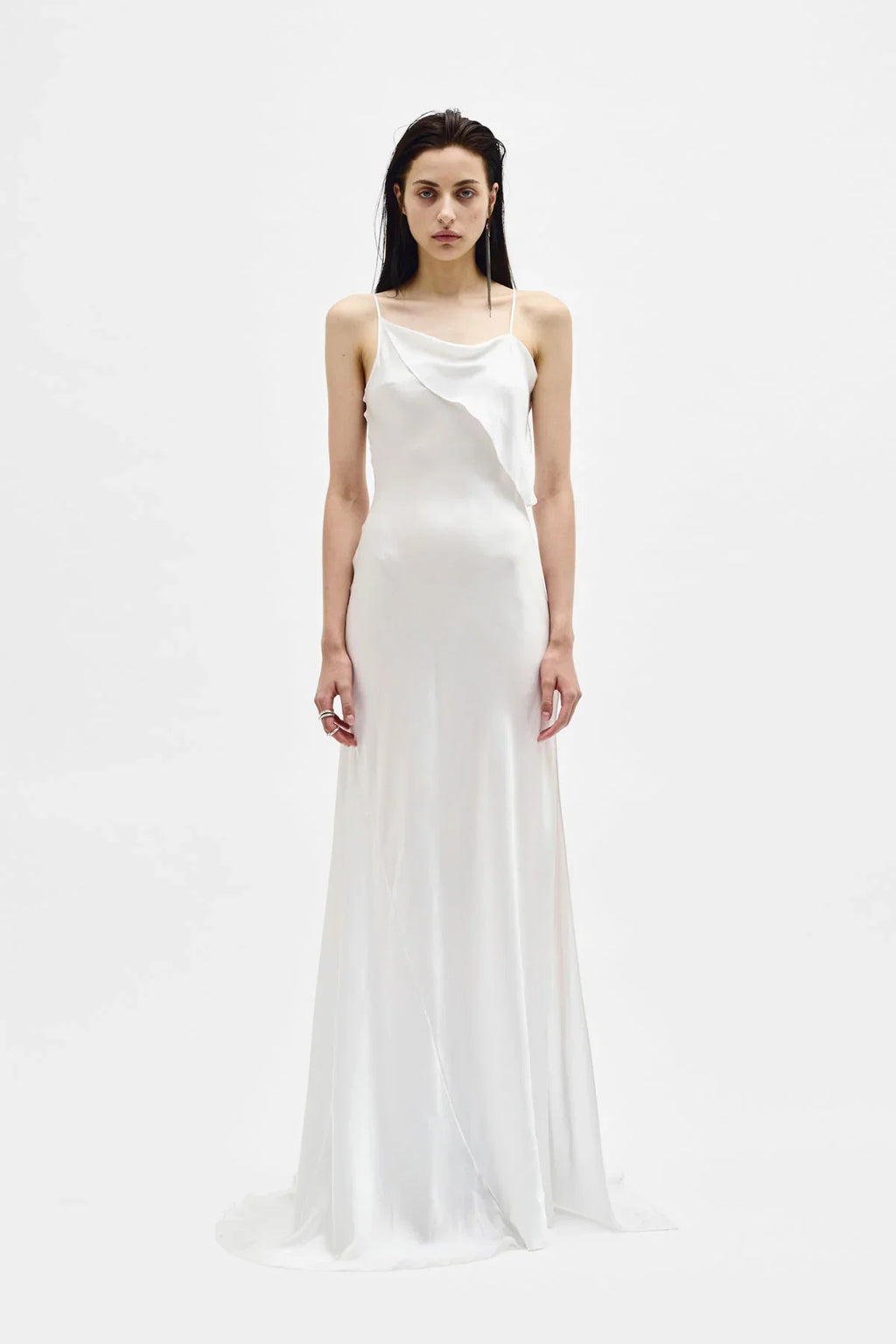 ann demeulemeester Aaricia Long Bias slip Dress