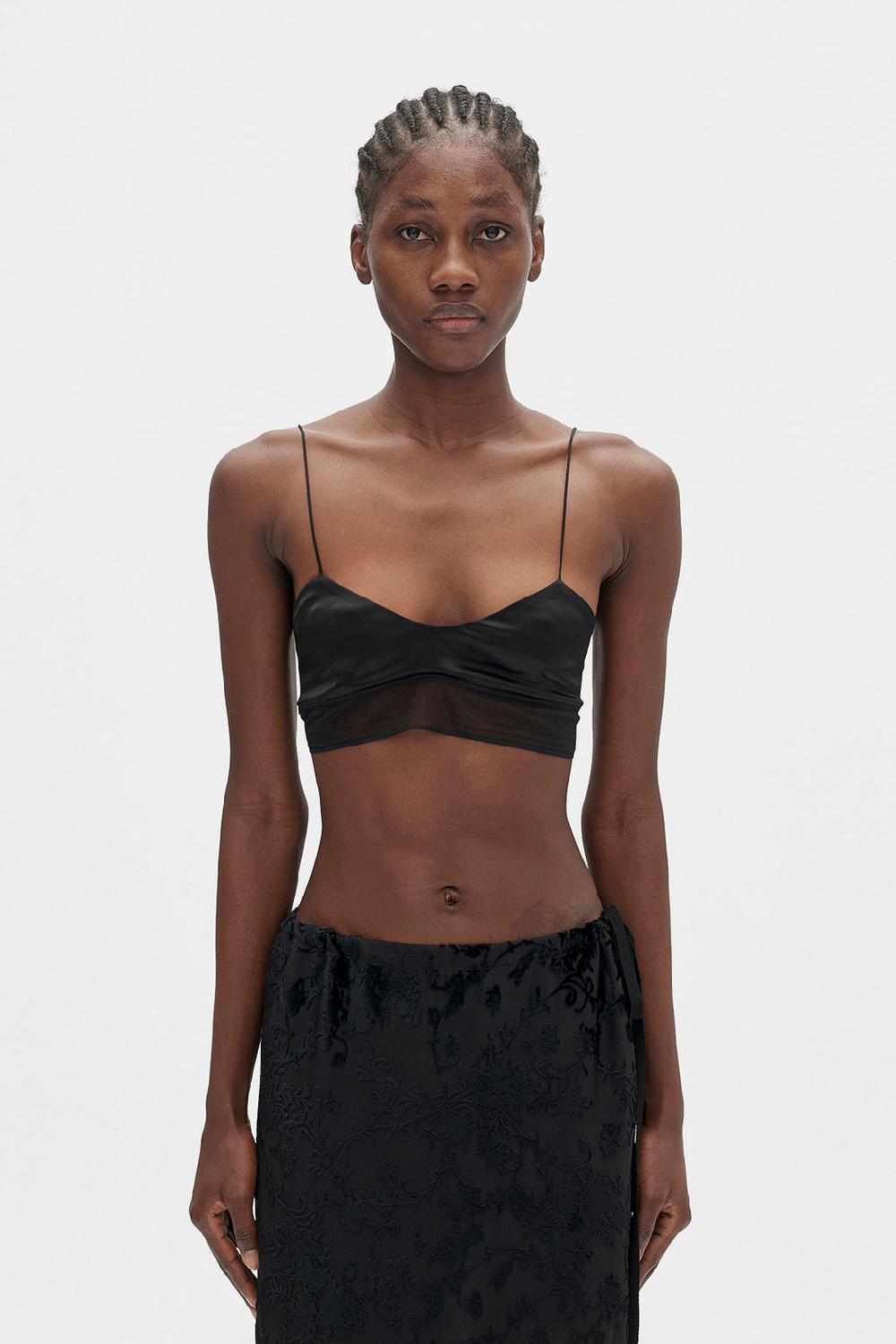 ann demeulemeester Abelina Bra