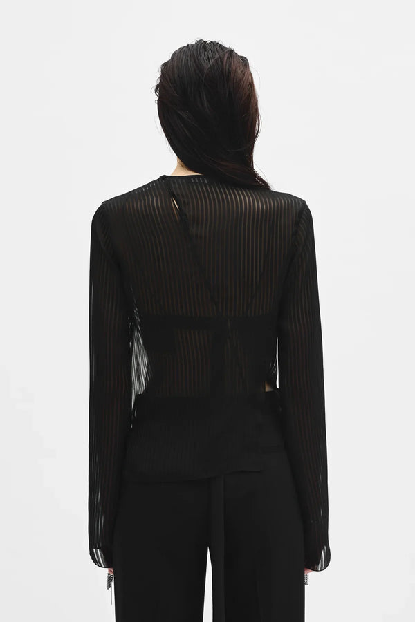 Ann Demeulemeester Benonia Long Sleeve Top