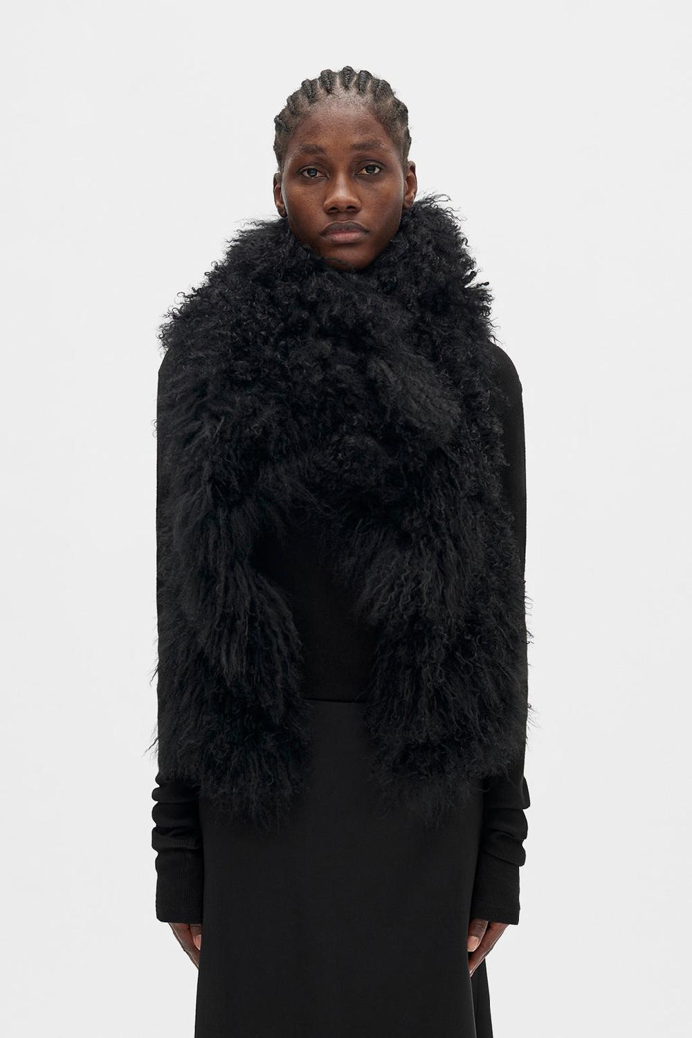 ann demeulemeester Bereta Shearling Waistcoat