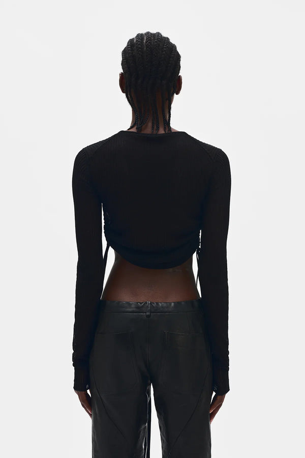 Ann Demeulemeester Beta Cropped Sweater