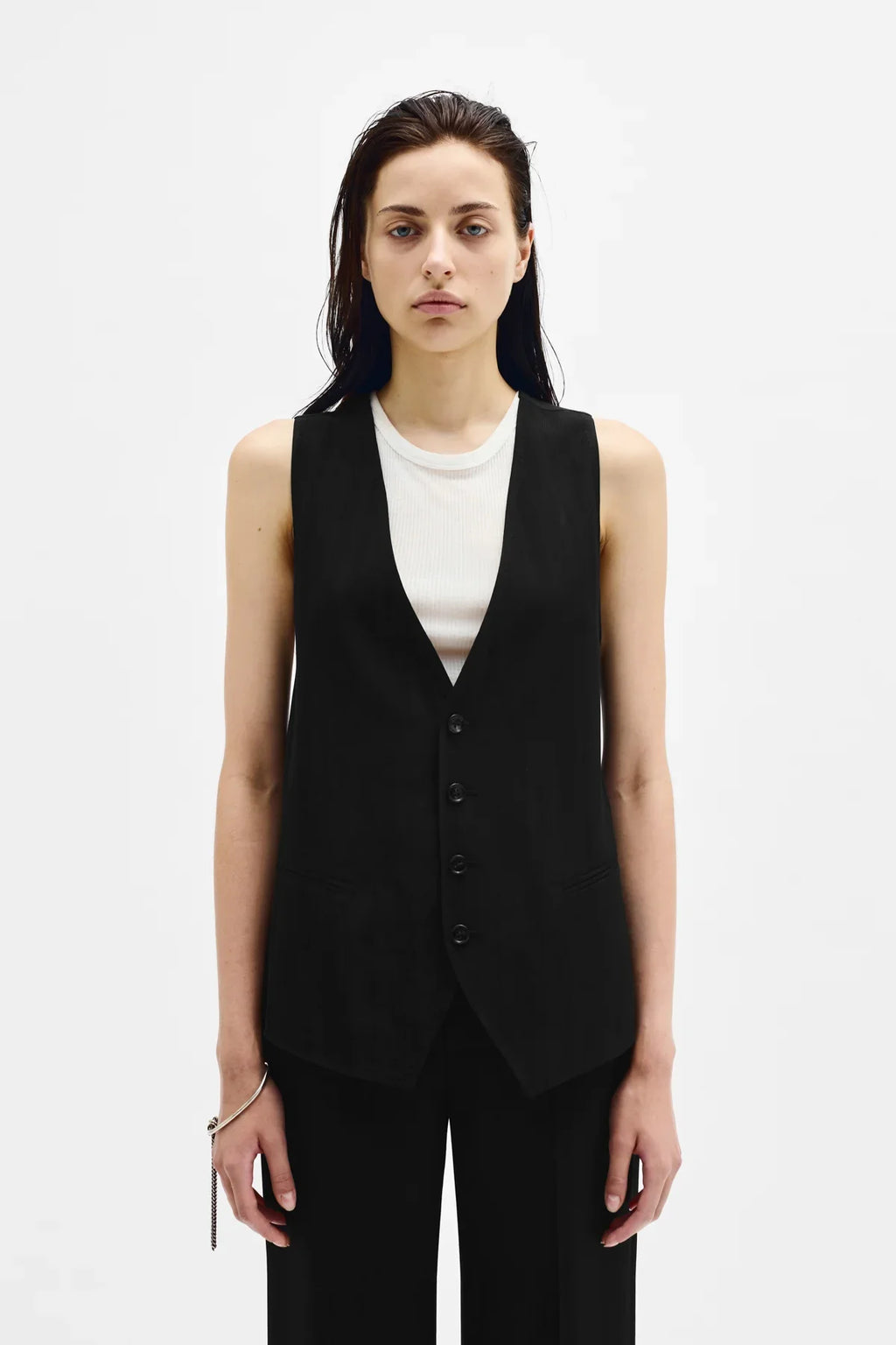 ann demeulemeester Charlotte Classic Waistcoat