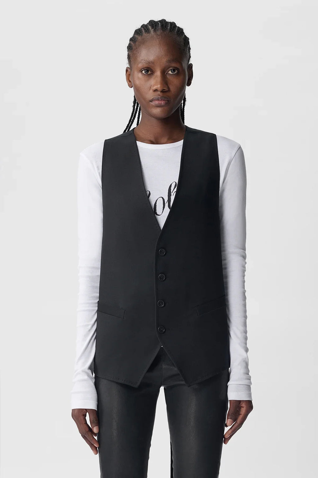 ann demeulemeester Classic Waiscoat