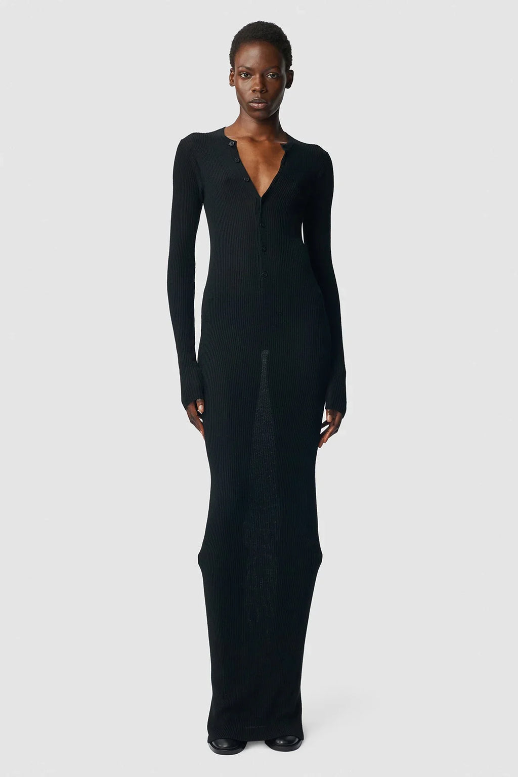 ann demeulemeester Danse Serafino Rib Dress