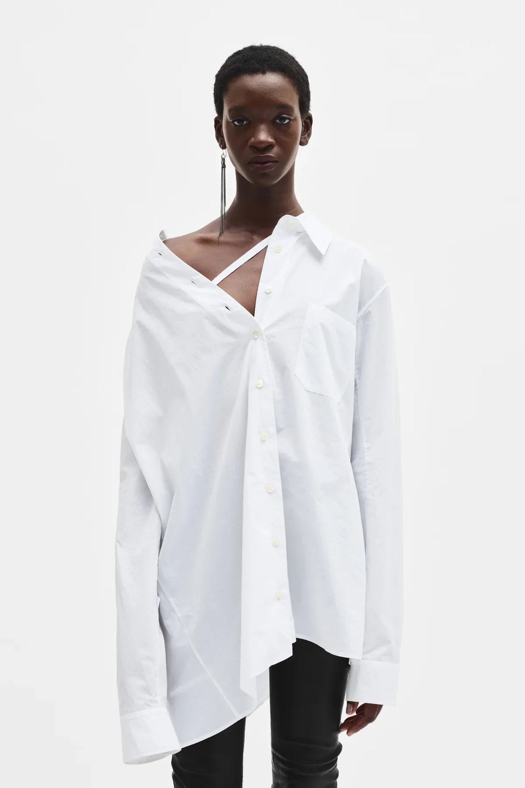 ann demeulemeester Daria Drop Shoulder Shirt