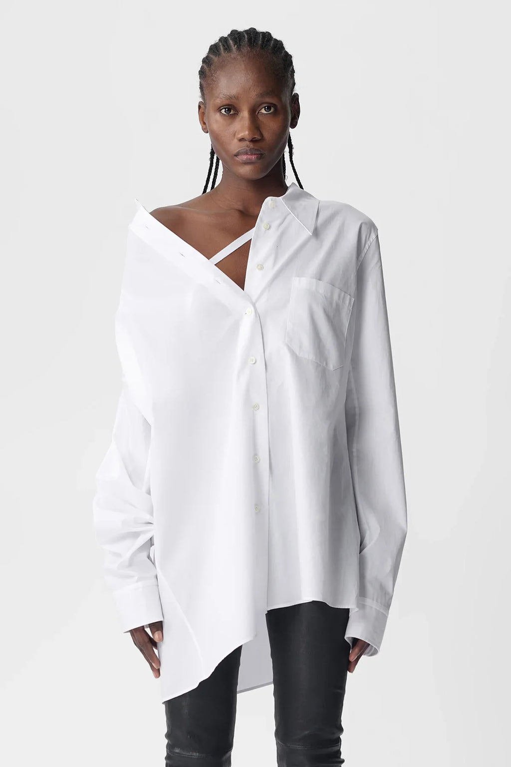 ann demeulemeester Daria Drop Shoulder Shirt