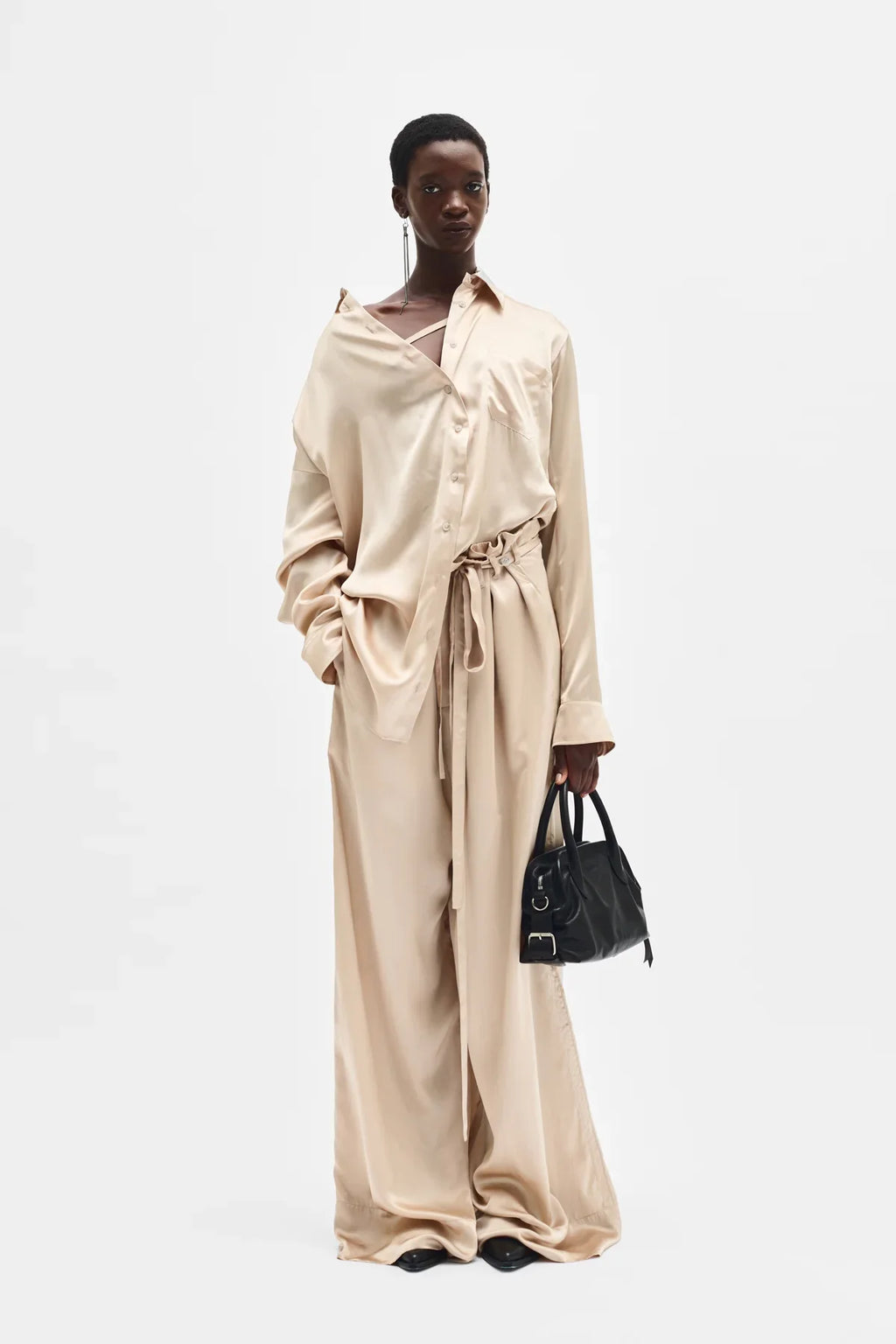 ann demeulemeester Daria Drop Shoulder Shirt