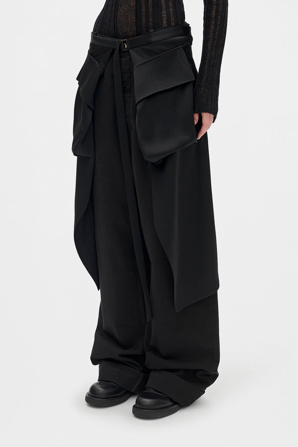 Ann Demeulemeester Debora Cargo Apron Skirt