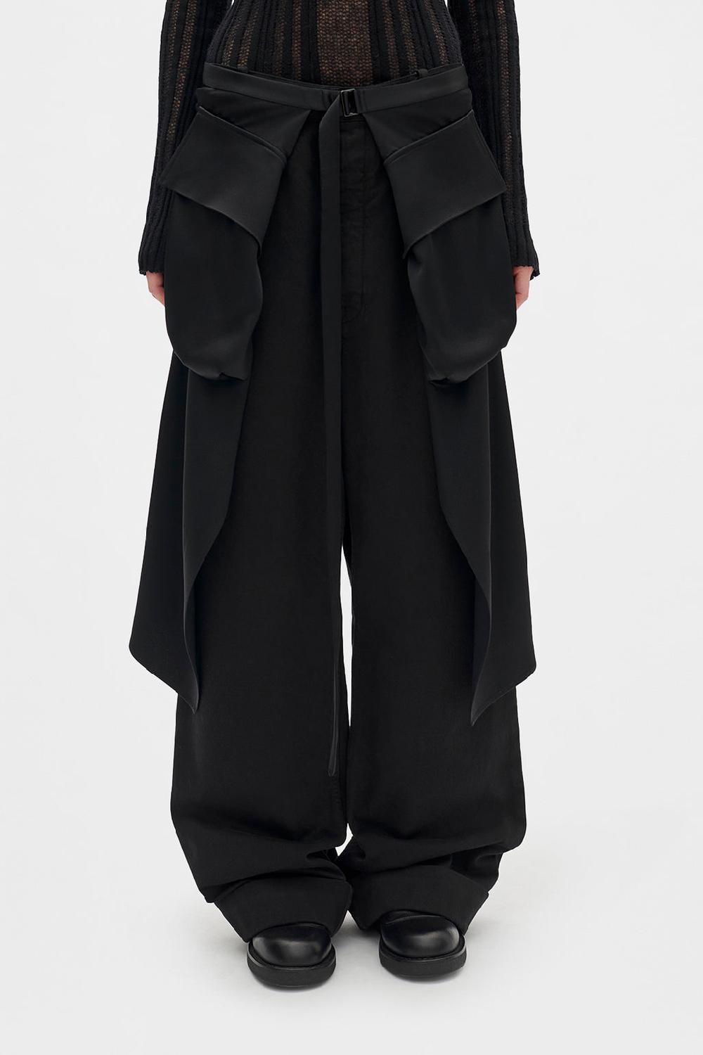 ann demeulemeester Debora Cargo Apron Skirt