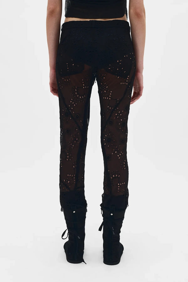 Ann Demeulemeester Esti Cropped Bias Cut Trousers