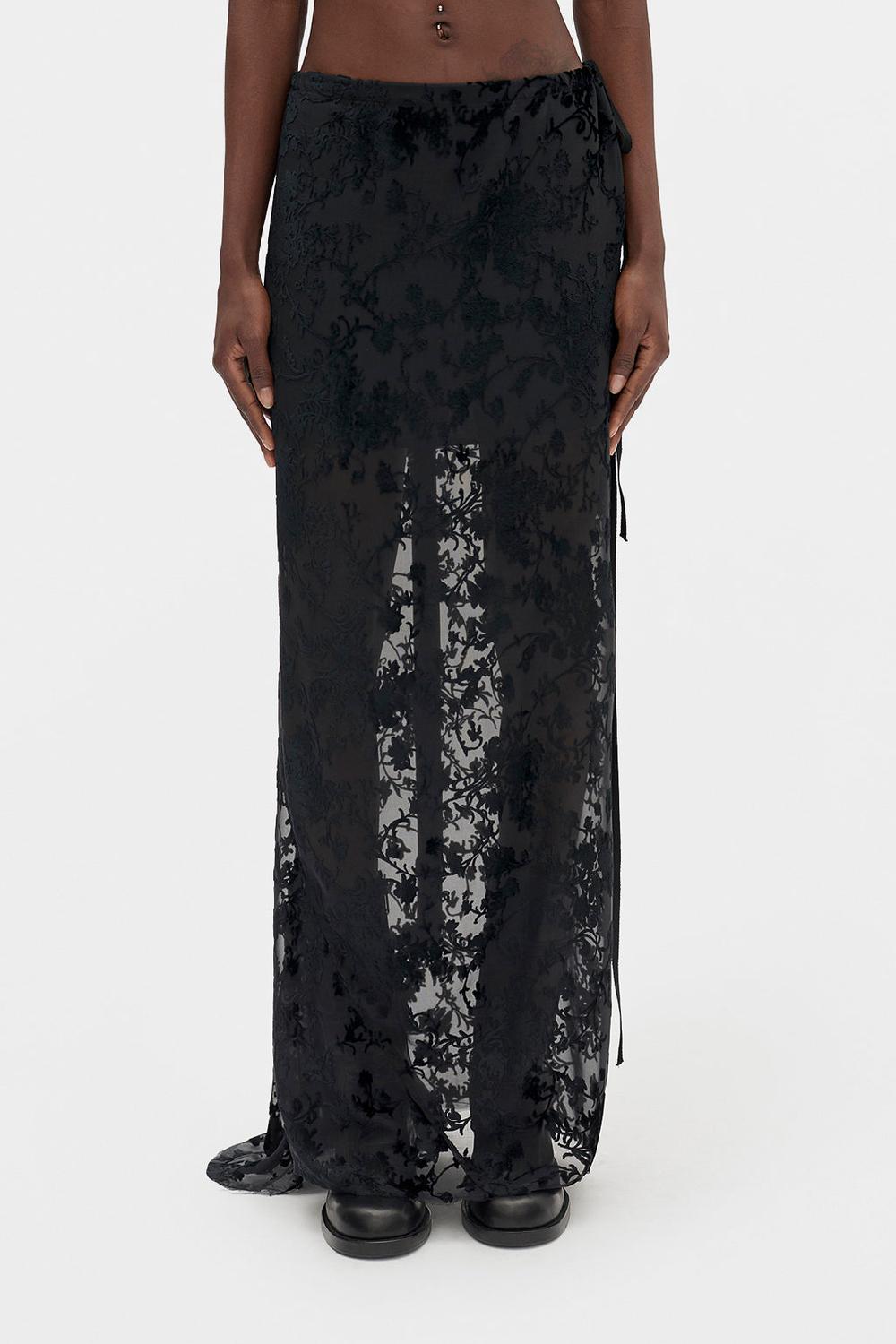 ann demeulemeester Eveline Long Bias Skirt