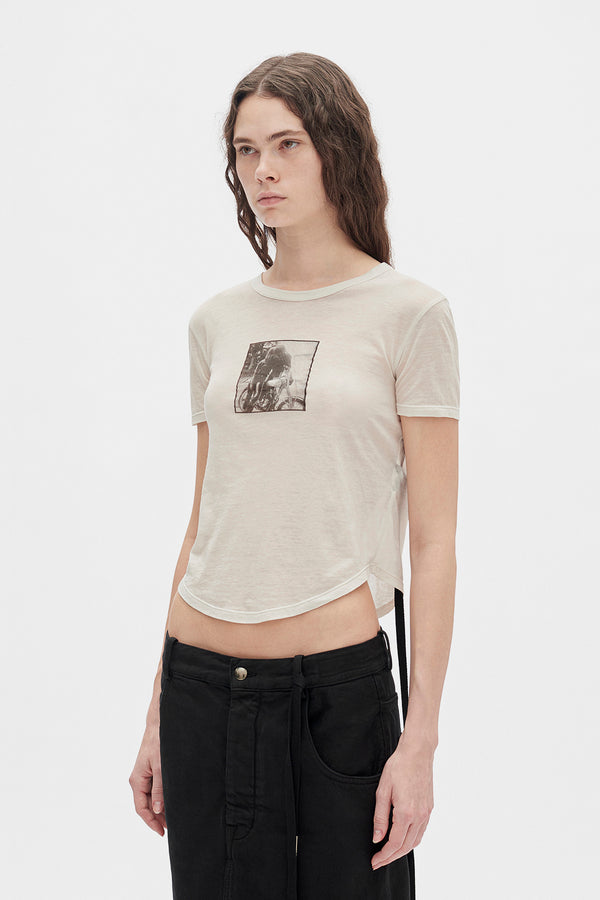 Ann Demeulemeester Floor ''Bikers Kiss'' Micro T-Shirt