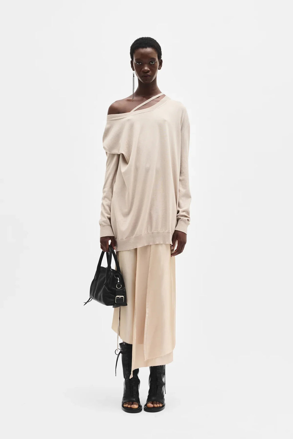 ann demeulemeester Helle High-Comfort Sweater