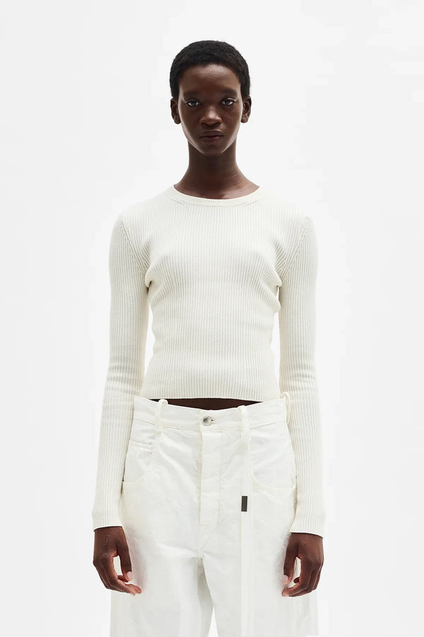Ann Demeulemeester Kati Cropped Sweater
