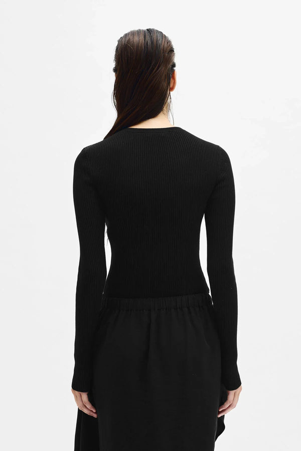 Ann Demeulemeester Kati Cropped Sweater