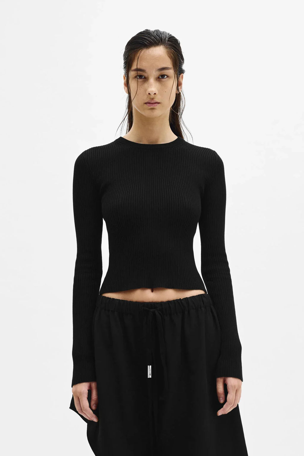 ann demeulemeester Kati Cropped Sweater