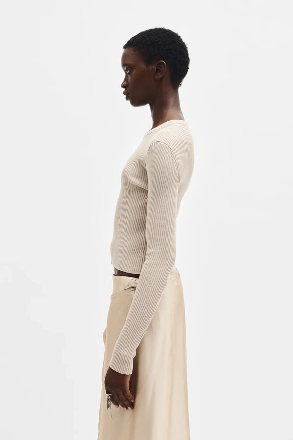 Ann Demeulemeester Kati Cropped Sweater