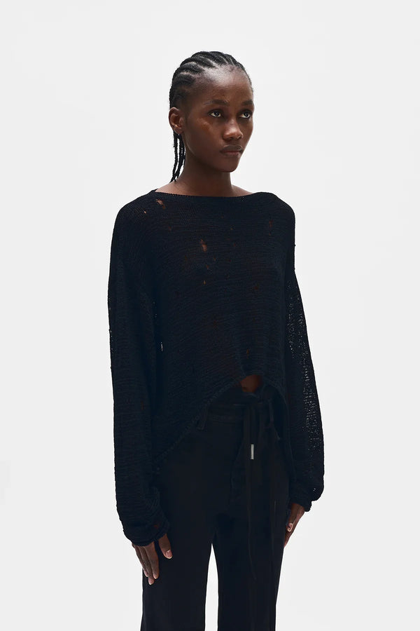 Ann Demeulemeester Loa Open Neck Sweater