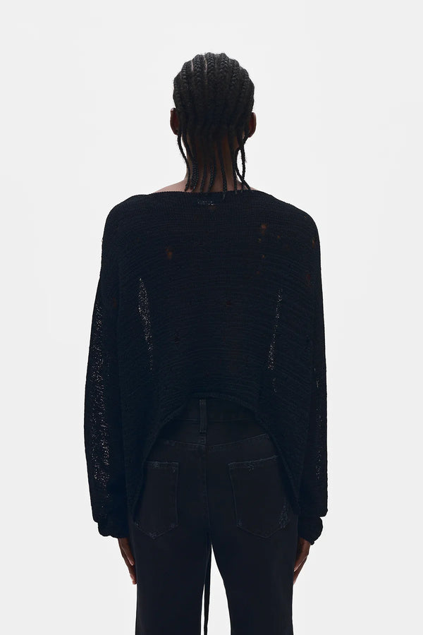 Ann Demeulemeester Loa Open Neck Sweater