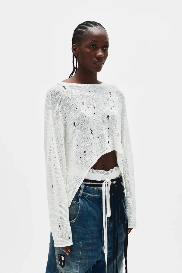 Ann Demeulemeester Loa Open Neck Sweater